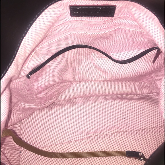 Dooney and Bourke Large Leather Hobo. - Picture 7 of 10